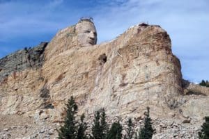 View of Crazy Horse Memorial